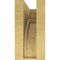Ekena Millwork 7"W x 14"D x 14"H Classic Rockford Rough Cedar Woodgrain TimberThane Corbel, Primed Tan CORUR07X14X14ROCRCPR - alternate 6